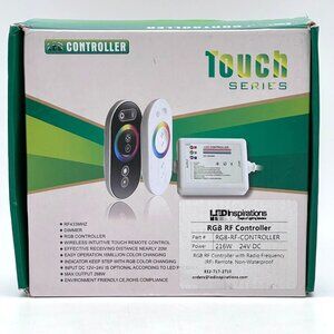 RGB RF LED Controller With Remote 12V-24V System Touch Control Wireless GTH01A